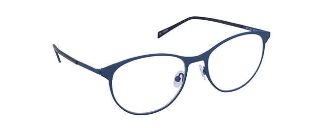 nine eyewear 2575 Brillestel (Form: Panto - Farve: Blå)