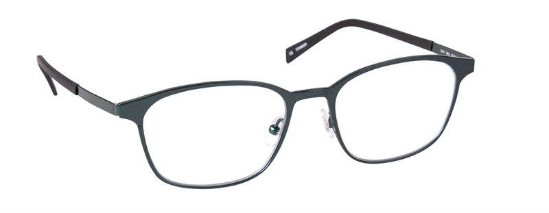 nine eyewear 2579 Brillestel (Form: Firkantet - Farve: Grøn)