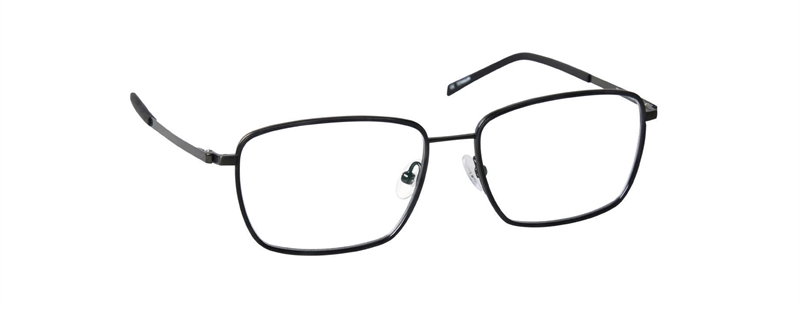 nine eyewear 2919 Brillestel (Form: Firkantet - Farve: Grå)