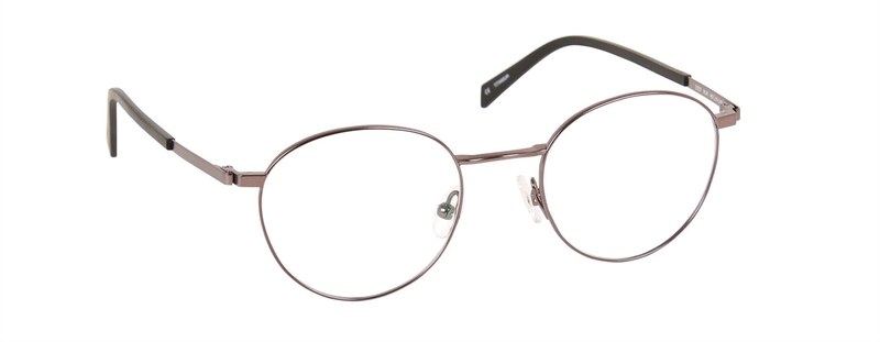 nine eyewear 2337 Brillestel (Form: Rund - Farve: Rød)