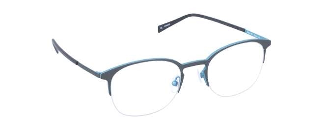 nine eyewear 2556 Brillestel (Form: Panto - Farve: Sort)