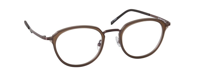 nine eyewear 2933 Brillestel (Form: Panto - Farve: Brun)