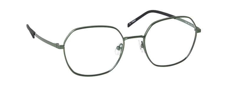 nine eyewear 2352 Brillestel (Form: Panto - Farve: Grøn)