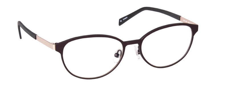 nine eyewear 2534 Brillestel (Form: Panto - Farve: Brun)