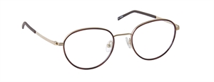 nine eyewear 2913 Brillestel (Form: Panto - Farve: Brun)