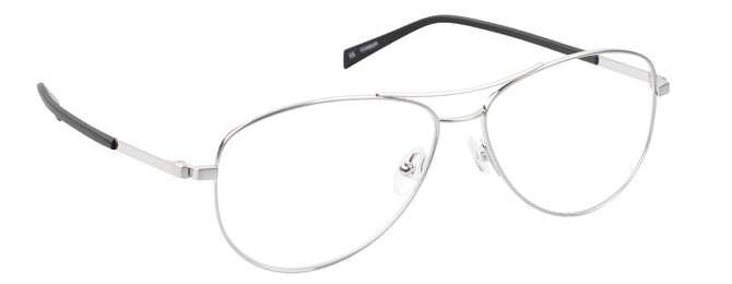 nine eyewear 2347 Brillestel (Form: Pilot - Farve: Sølv)