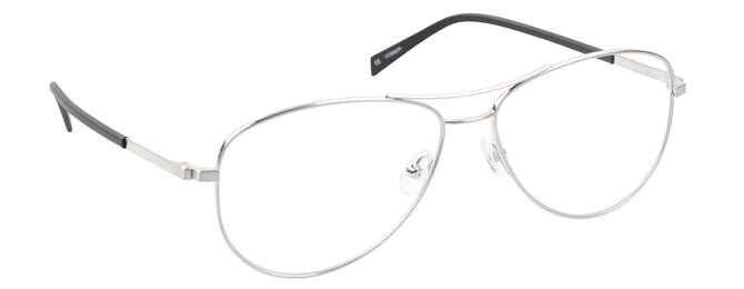nine eyewear 2347 Brillestel (Form: Pilot - Farve: Sølv)