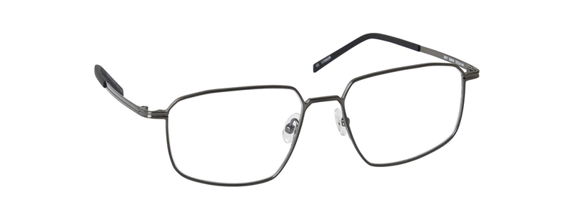 nine eyewear 2977 Brillestel (Form: Firkantet - Farve: Sølv)