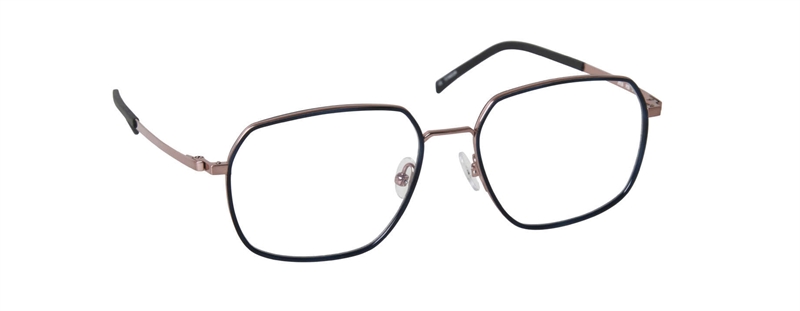 nine eyewear 2918 Brillestel (Form: Firkantet - Farve: Pink)