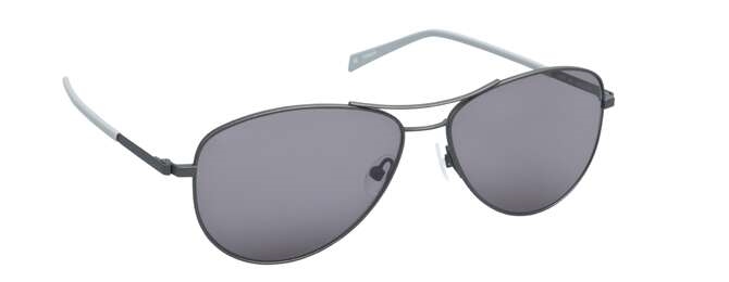 nine eyewear 2347S Solbrille (Form: Pilot - Farve: Sort)