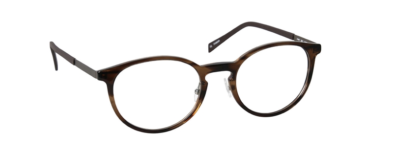 nine eyewear 2748T Brillestel (Form: Panto - Farve: Havana)