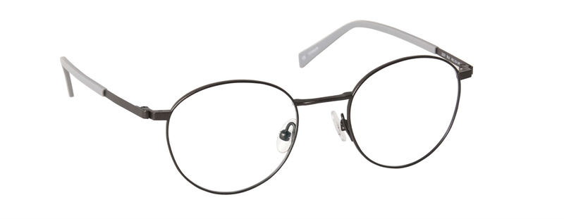 nine eyewear 2337 Brillestel (Form: Rund - Farve: Sort)