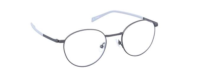 nine eyewear 2337 Brillestel (Form: Rund - Farve: Sort)