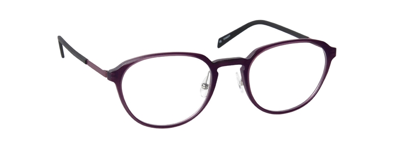 nine eyewear 2813 Brillestel (Form: Panto - Farve: Lilla)