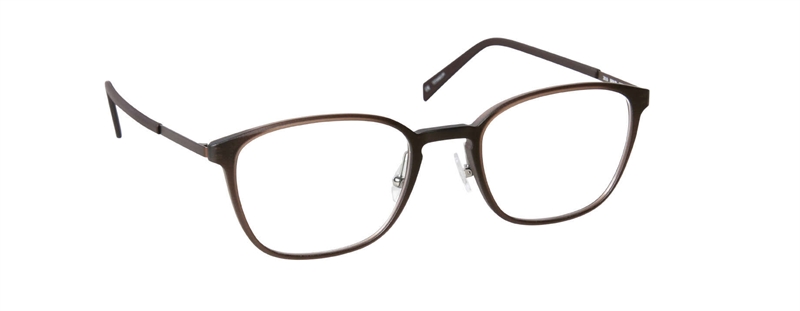 nine eyewear 2816 Brillestel (Form: Firkantet - Farve: Brun)