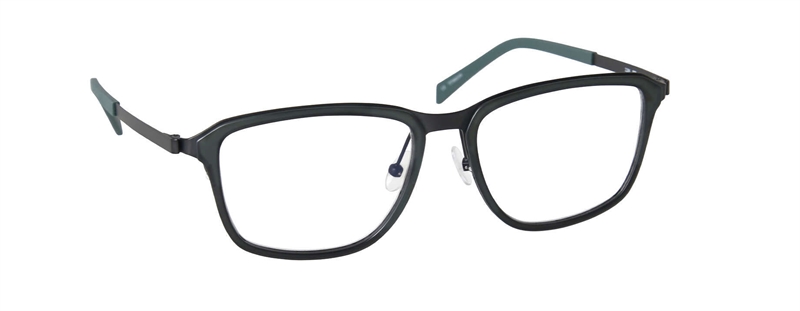 nine eyewear 2286 Brillestel (Form: Firkantet - Farve: Blå)