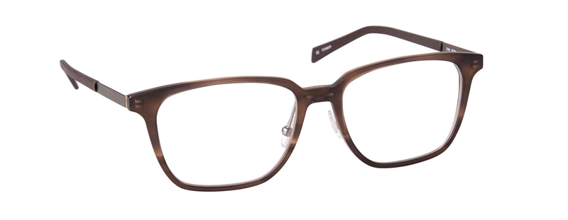 nine eyewear 2749 Brillestel (Form: Firkantet - Farve: Havana)