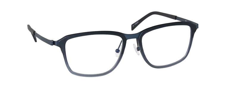 nine eyewear 2286 Brillestel (Form: Firkantet - Farve: Blå)