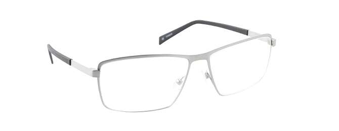 nine eyewear 2267 Brillestel (Form: Firkantet - Farve: Sølv)