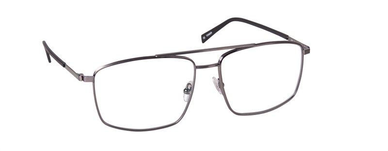 nine eyewear 2369 Brillestel (Form: Firkantet - Farve: Grå)