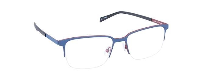 nine eyewear 2559 Brillestel (Form: Firkantet - Farve: Sort)