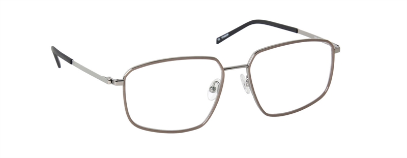 nine eyewear 2915 Brillestel (Form: Firkantet - Farve: Brun)