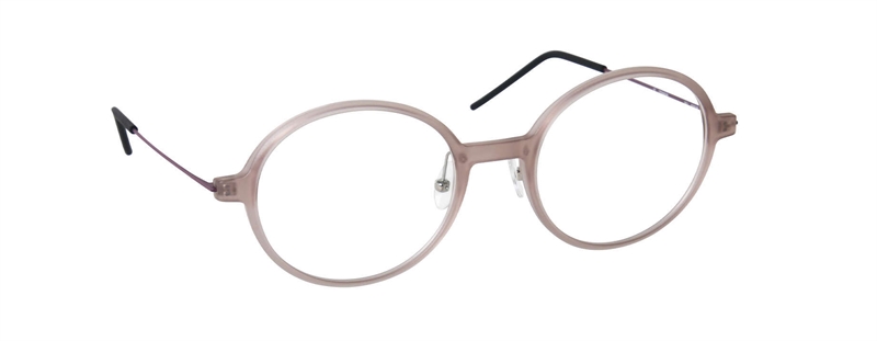 nine eyewear 2811 Brillestel (Form: Rund - Farve: Pink)