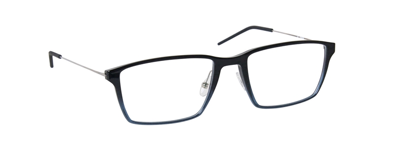 nine eyewear 2817 Brillestel (Form: Firkantet - Farve: Blå)