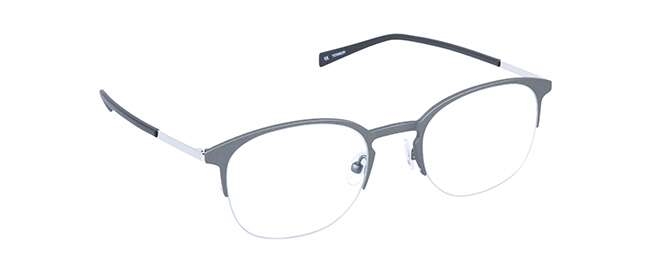 nine eyewear 2556 Brillestel (Form: Panto - Farve: Grå)