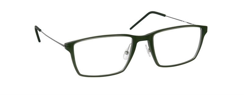 nine eyewear 2817 Brillestel (Form: Firkantet - Farve: Grøn)