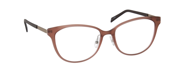 nine eyewear 2824 Brillestel (Form: Firkantet - Farve: Brun)