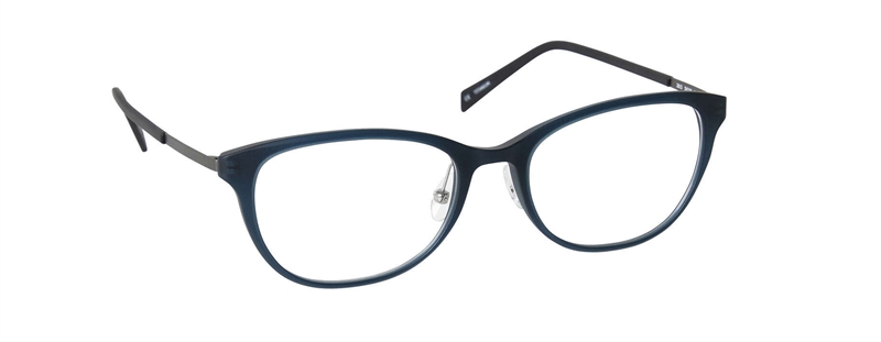 nine eyewear 2815 Brillestel (Form: Firkantet - Farve: Blå)