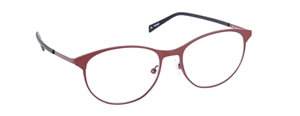 nine eyewear 2575 Brillestel (Form: Panto - Farve: Rød)