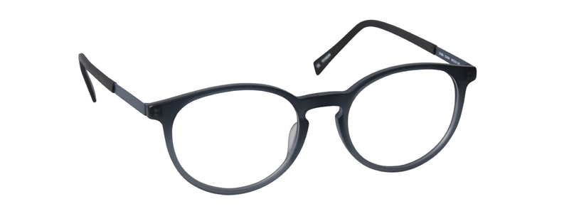 nine eyewear 2748A Brillestel (Form: Panto - Farve: Blå)