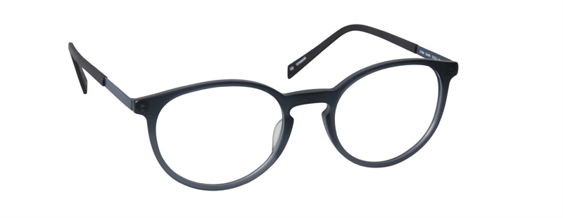 nine eyewear 2748A Brillestel (Form: Panto - Farve: Blå)
