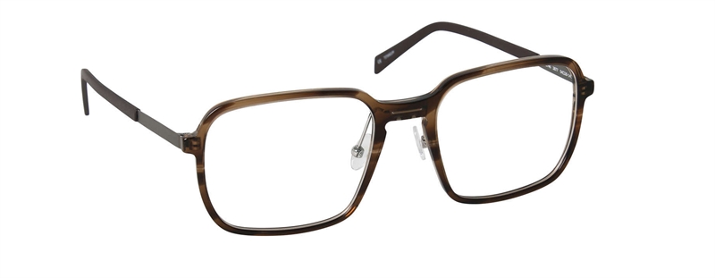 nine eyewear 2746 Brillestel (Form: Firkantet - Farve: Havana)