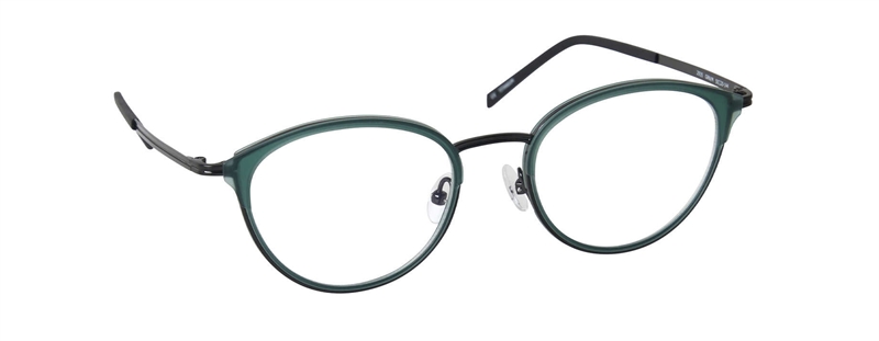 nine eyewear 2935 Brillestel (Form: Panto - Farve: Grøn)