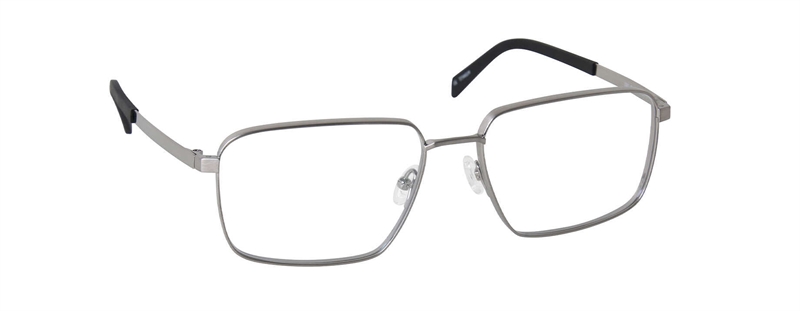 nine eyewear 2367 Brillestel (Form: Firkantet - Farve: Sølv)