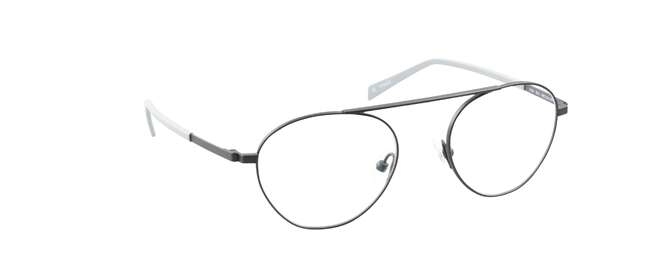 nine eyewear 2330 Brillestel (Form: Panto - Farve: Sort)