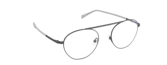 nine eyewear 2330 Brillestel (Form: Panto - Farve: Sort)