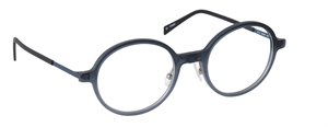 nine eyewear 2710 Brillestel (Form: Rund - Farve: Blå)