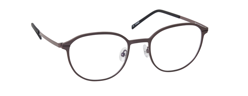 nine eyewear 2583 Brillestel (Form: Panto - Farve: Rød)