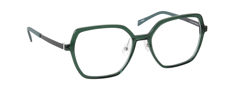 nine eyewear 2755 Brillestel (Form: Summerbird - Farve: Grøn)