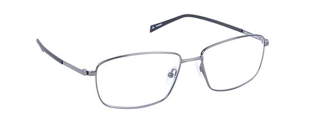 nine eyewear 2379 Brillestel (Form: Firkantet - Farve: Sølv)