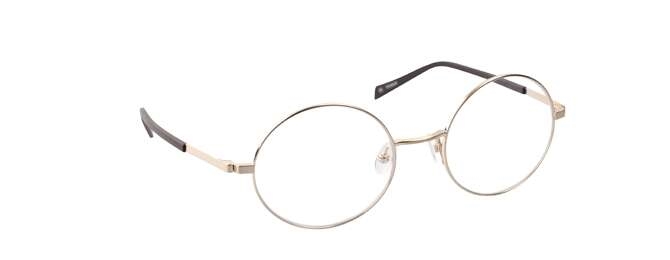 nine eyewear 2340 Brillestel (Form: Panto - Farve: Guld)