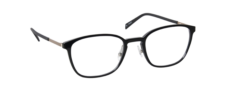 nine eyewear 2816 Brillestel (Form: Firkantet - Farve: Sort)