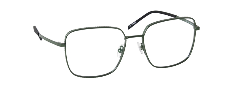 nine eyewear 2357 Brillestel (Form: Firkantet - Farve: Grøn)