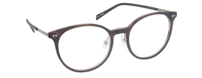 nine eyewear 2743 Brillestel (Form: Panto - Farve: Havana)
