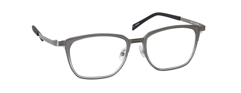 nine eyewear 2939 Brillestel (Form: Firkantet - Farve: Grå)