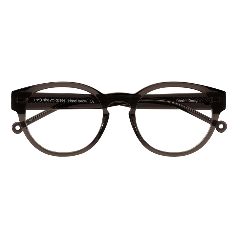 Monkeyglasses ZOO Brillestel (Form: Rund - Farve: Grå)